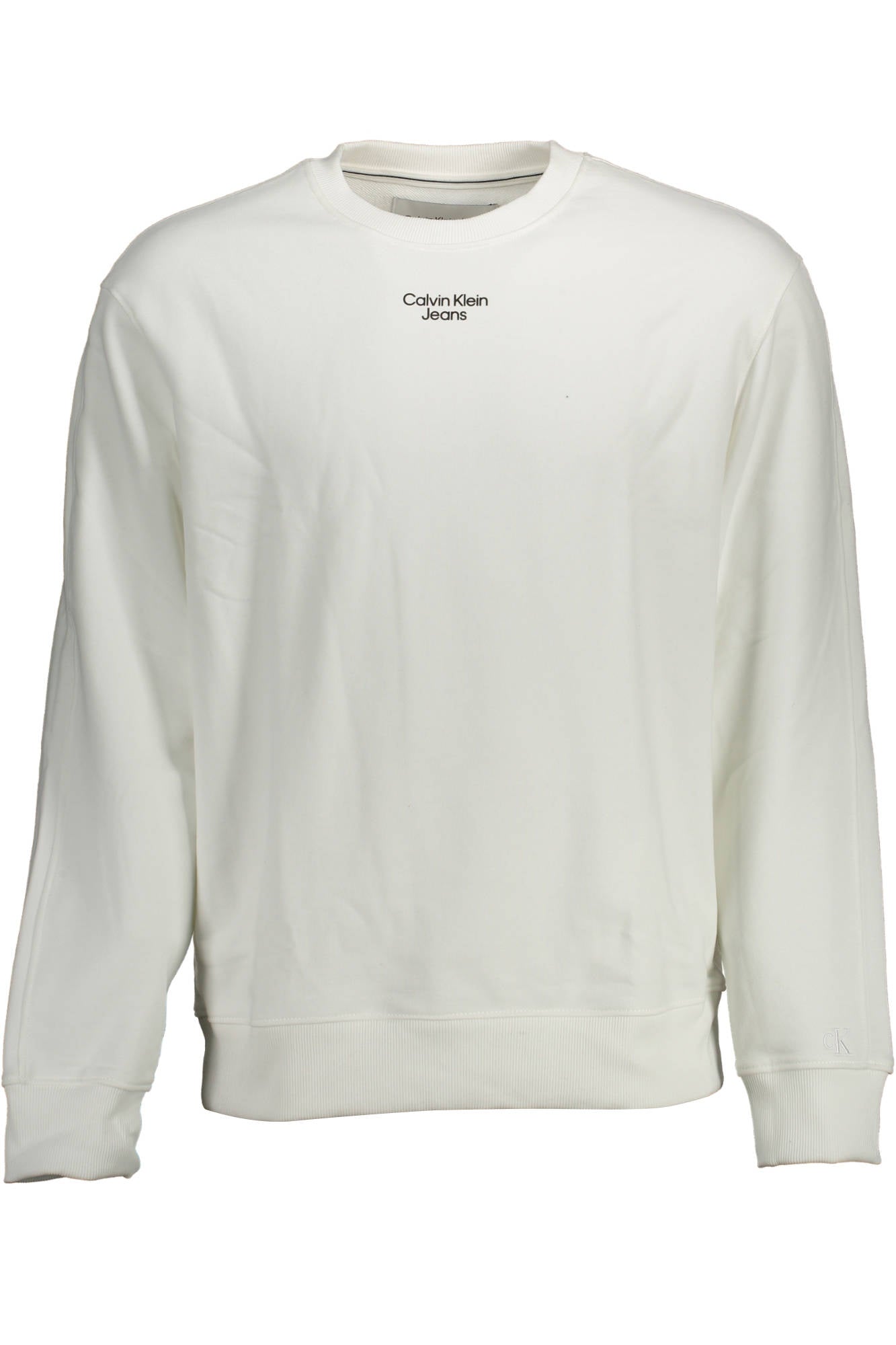 CALVIN KLEIN SWEATSHIRT WITHOUT ZIP MAN WHITE-0